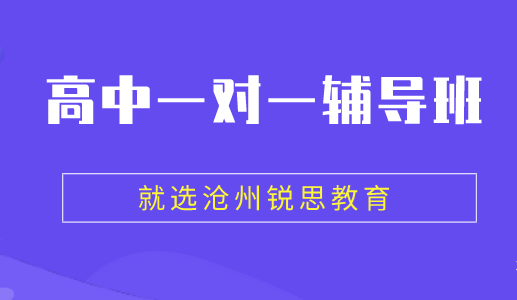 高中一对一辅导如何才能选出合适的机构？沧州锐思教育为你解答