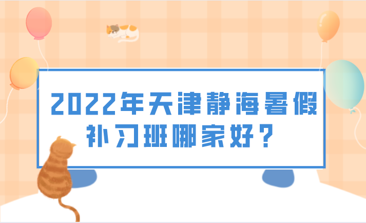 2022年天津静海暑假补习班哪家好？