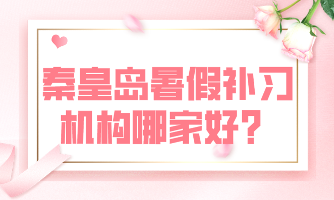 秦皇岛暑假补习机构哪家好？