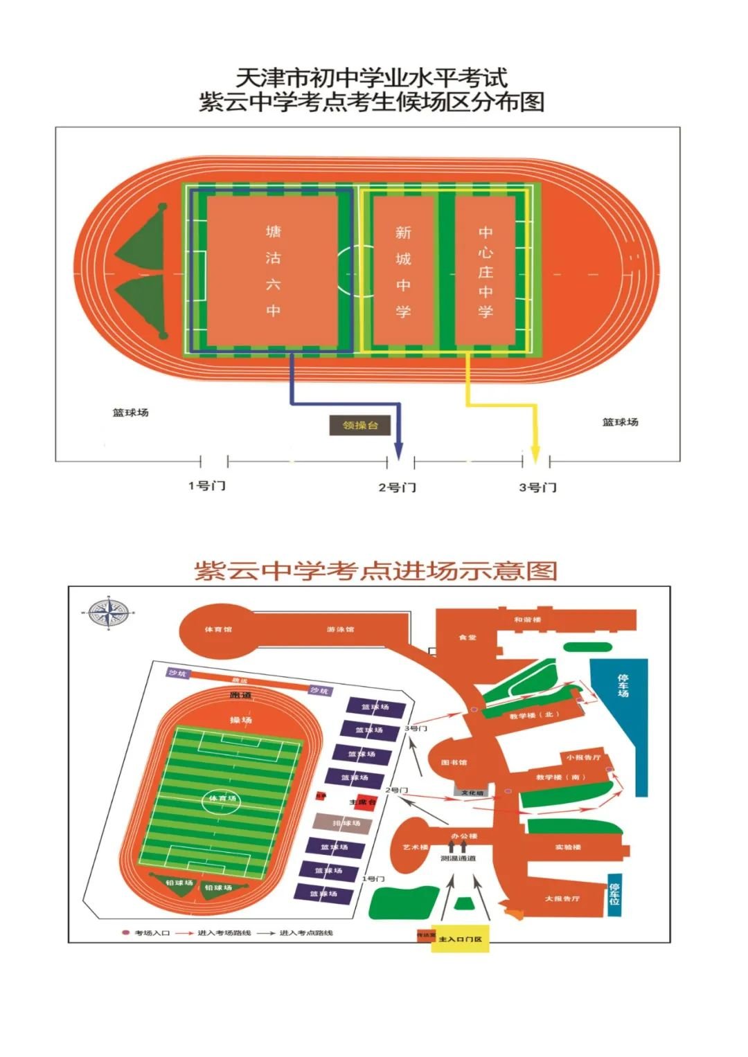 2022天津滨海新区中考考点分布（附图）