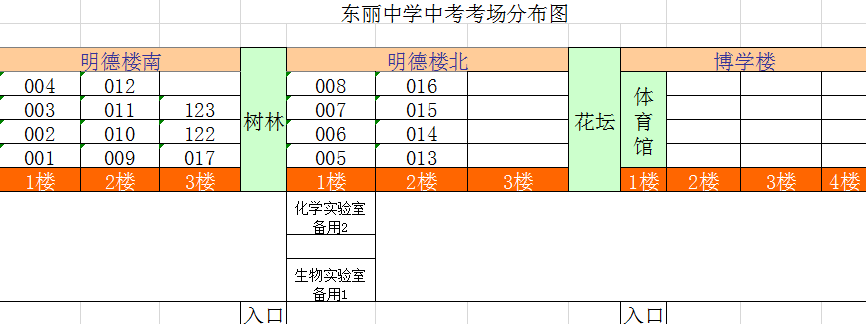 天津东丽区有几个中考考点2022