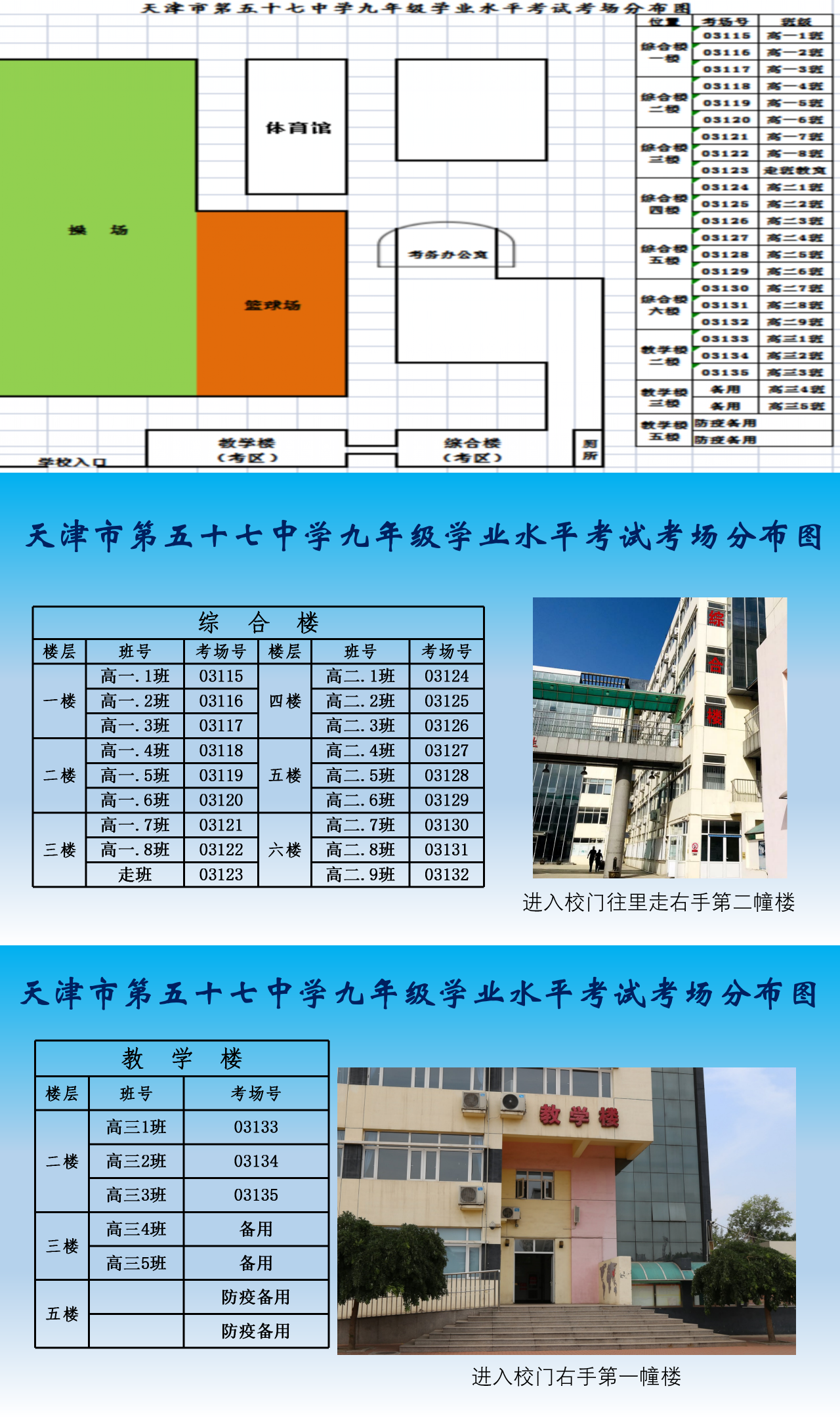 2022年天津河北区中考考点学校有哪些