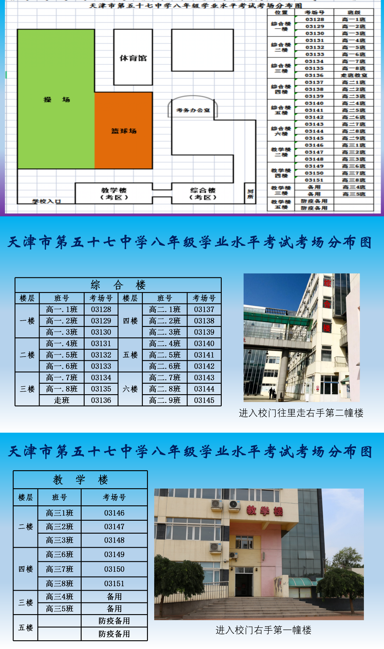 2022年天津河北区中考考点学校有哪些