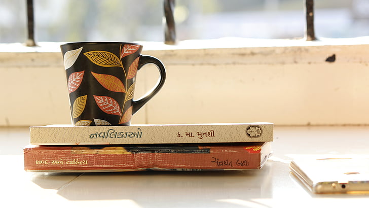 books, coffee, leisure, reading, cup, tea, read