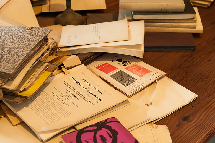 antique books, table, desk, wood, book