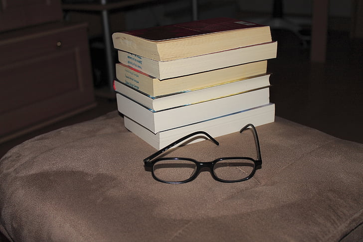 books, education, book, reading glasses, formed, read, glasses