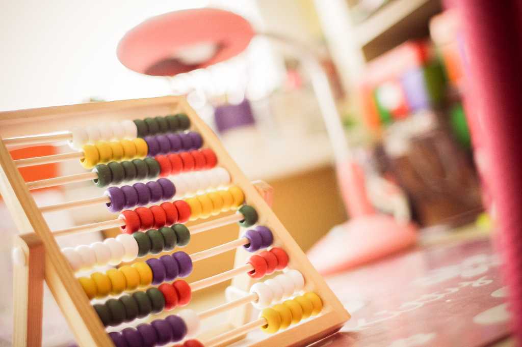 Children’s Wooden Abacus Free Stock Photo