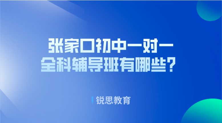 张家口初中一对一全科辅导班有哪些？