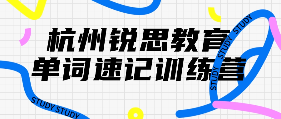 杭州锐思教育单词速记训练营