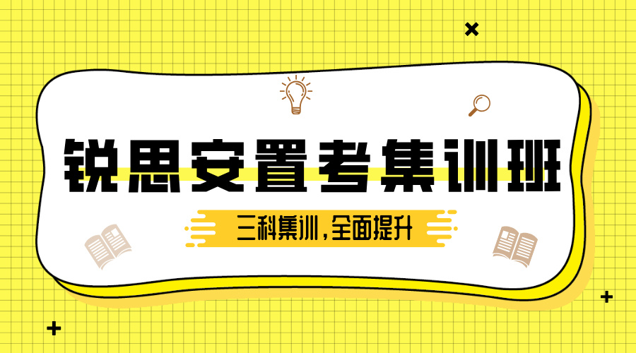 天津安置考这些考试科目，锐思教育高一安置考集训班：三科集训，‌全面提升‌