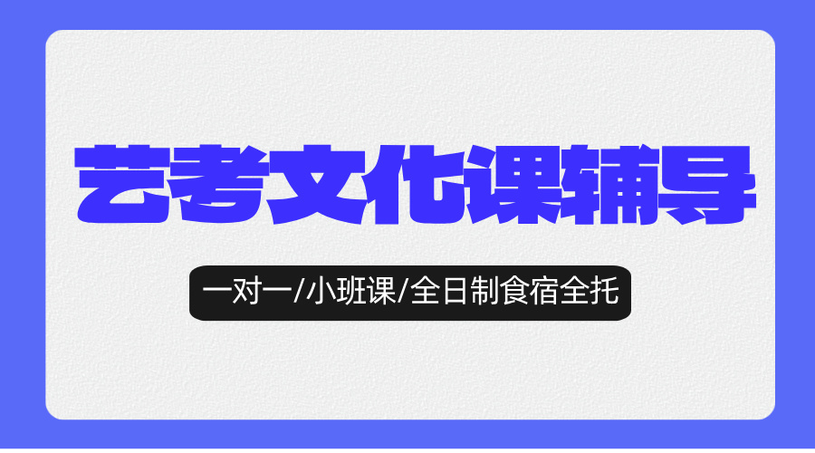 上海艺考文化课集训辅导，2025艺考生全日制补习提升！