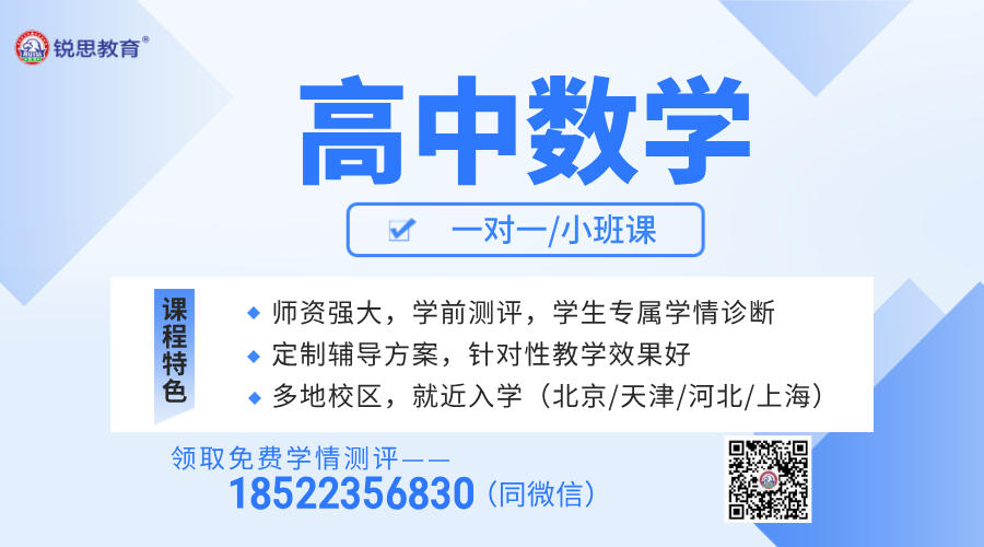 锐思教育天津和平区高三数学一对一辅导：精准击破，成就高考数学高分梦想