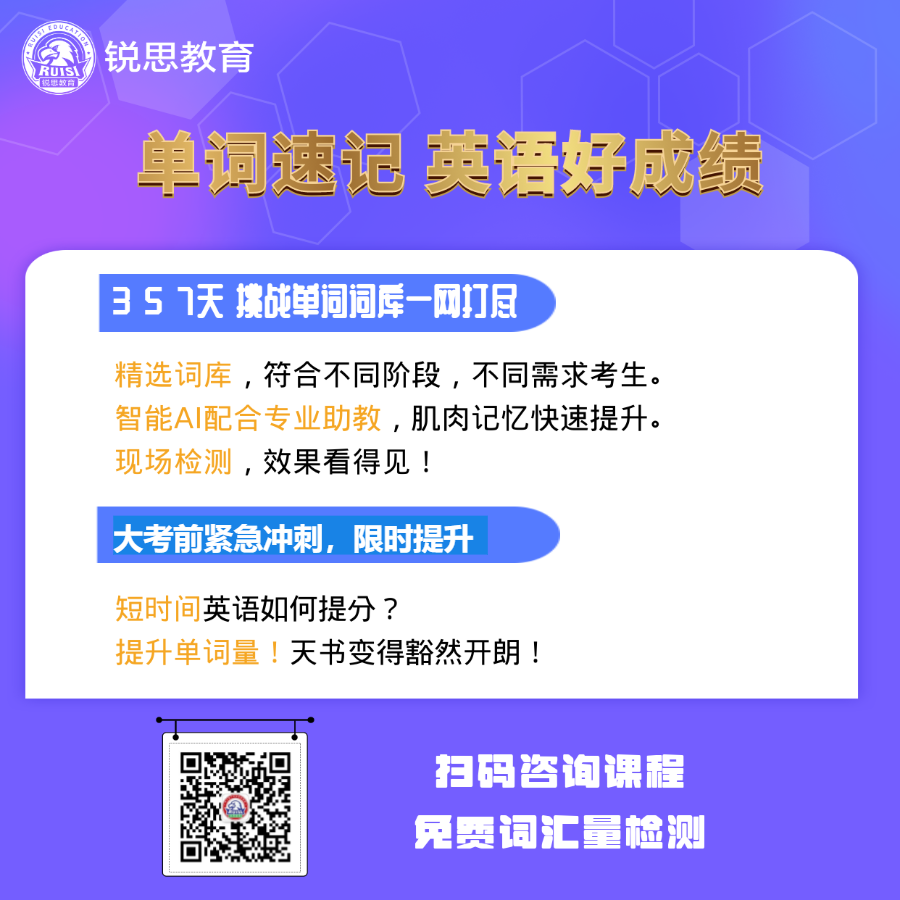 天津和平区2025年高考英语首考考前冲刺，单词速记英语首考集训营和平大道/新兴/金街/津湾广场/西康路/鞍山道开课中(图6)