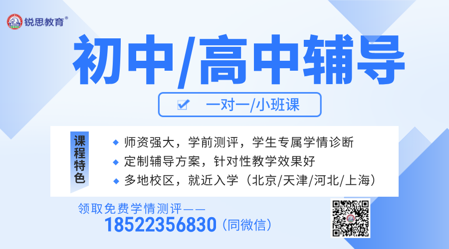 锐思教育：天津武清高中生辅导，专业引领，冲刺高分之路