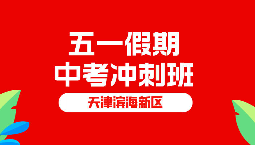 天津滨海新区2025年中考五一考前冲刺一对一辅导哪家好？塘沽/生态城/泰达/塘沽一中/浙江路/贻成福地/上海道/营口道/