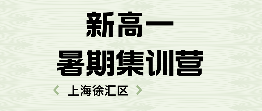 2025年上海徐汇区初升高新高一暑假补习班哪家机构好？一对一个性化辅导/精品小班课辅导/英语单词速记课程