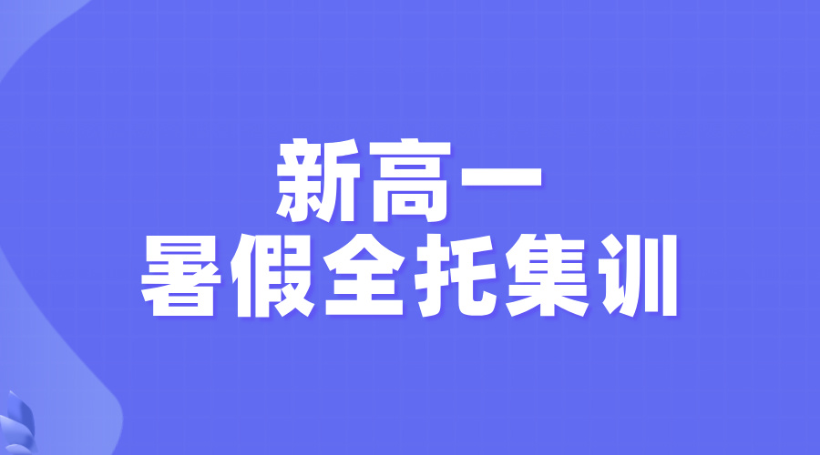 2025合肥新站高新区/高新区新高一暑假预科班 暑假辅导机构哪家强？