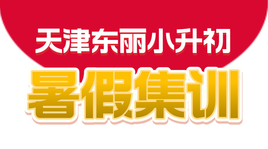天津东丽区新初一暑假集训营课程简介，小升初暑假必修课！
