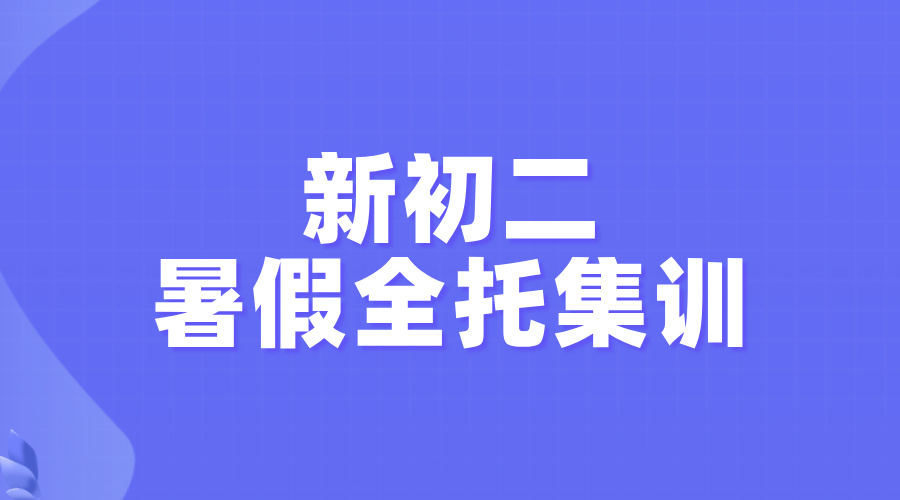 25合肥肥西县/肥东县新初二七升八暑假全科辅导集训营  25合肥暑假班推荐