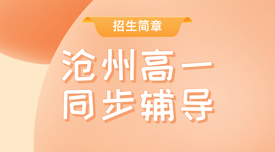 沧州高一辅导：同步班/一对一补习，补课机构推荐锐思教育