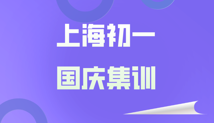25年上海金山区初一/七年级国庆集训/周末辅导推荐哪家机构？推荐锐思教育