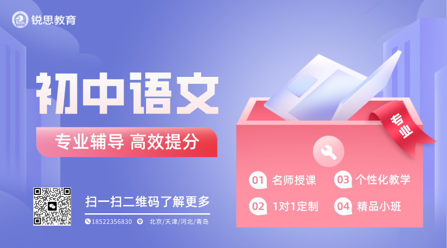 锐思教育天津和平区初中语文一对一：和平辅导班哪家好？天津补课机构推荐