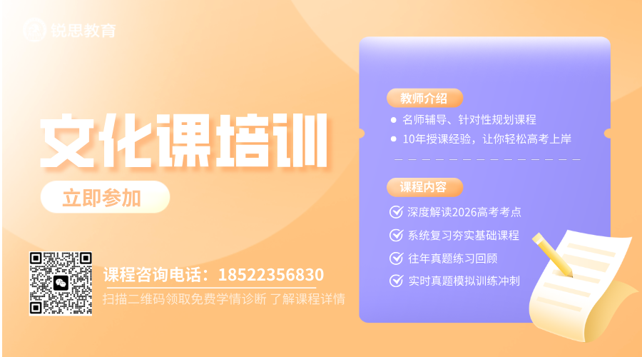 高三艺考文化课冲刺黄金期!锐思教育超强辅导集训助你冲刺高考文化课(图1) 培训宣传简约扁平风横版海__2025-10-10+14_13_22.png