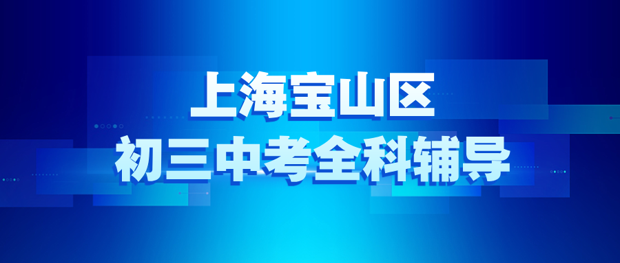 25年上海宝山区初三/九年级中考冲刺全托集训，一对一/小班课，5年以上教学经验