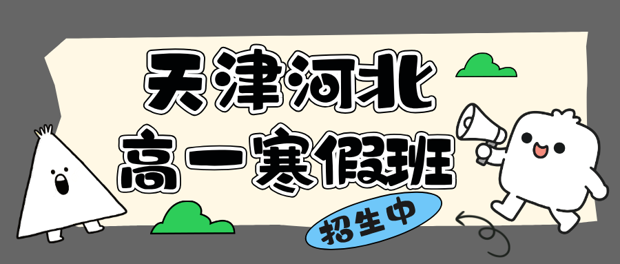 天津河北区高一寒假必修课，锐思教育高一寒假一对一小班课精准教学