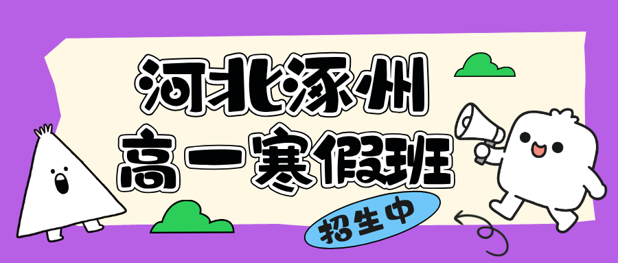 河北涿州高一寒假学科辅导一对一小班课，锐思教育系统开设名师梳理