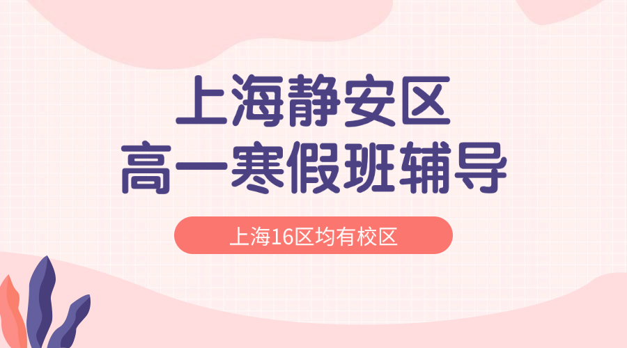 2026年上海静安区高中高一寒假辅导班有哪些_上海高中一对一辅导哪个好？