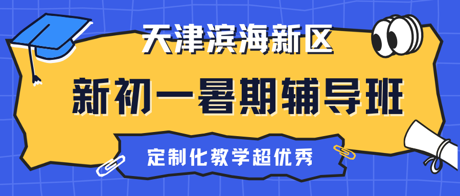 滨海新区新初一暑期衔接辅导班推荐,天津滨海新区初中数学一对一辅导哪家好