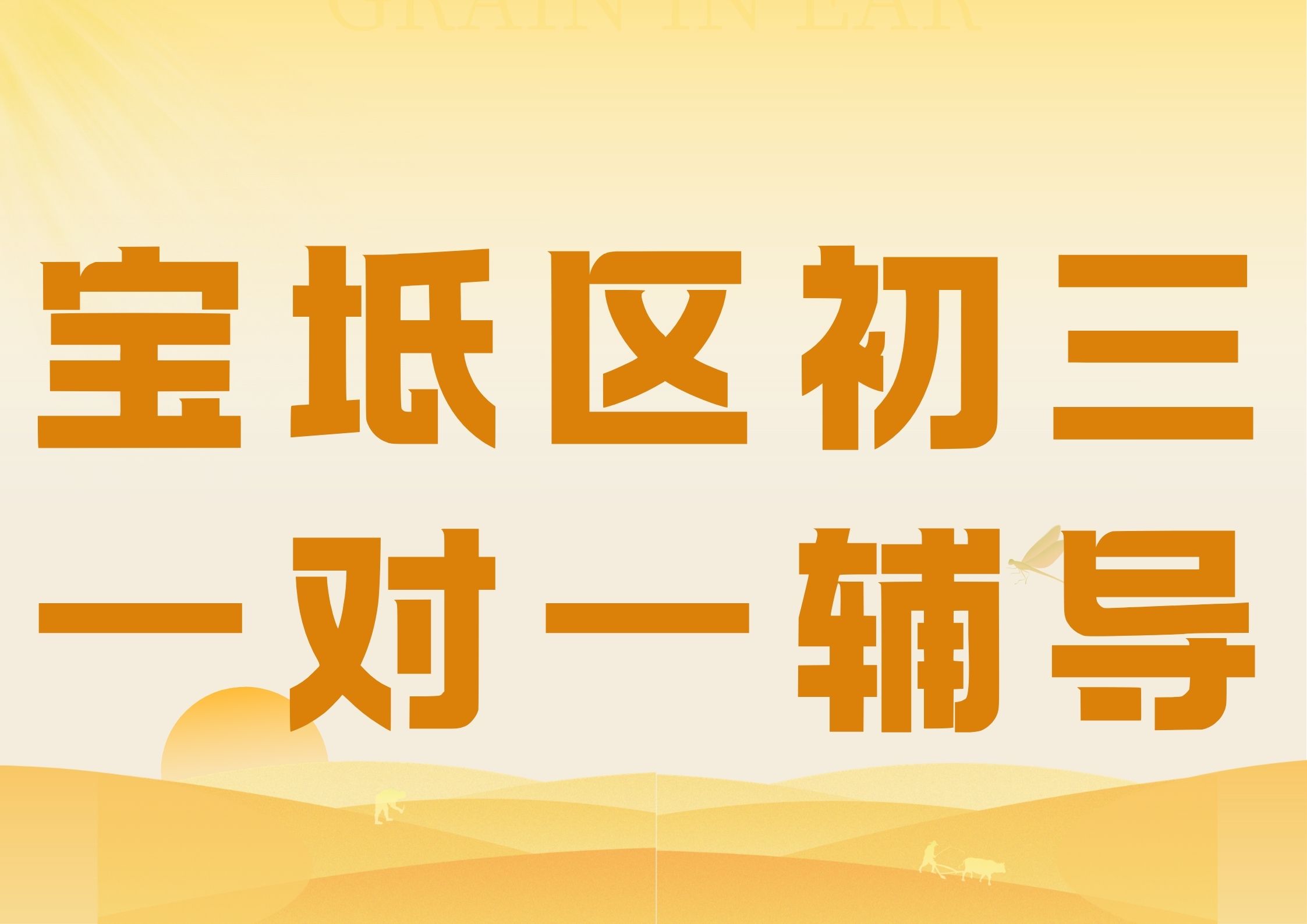 宝坻区初三一对一辅导机构推荐,2026年天津宝坻区初三物理辅导班哪家好(图1) 绿黄色卡通风暑假放假通知海报(横版) (39).jpg