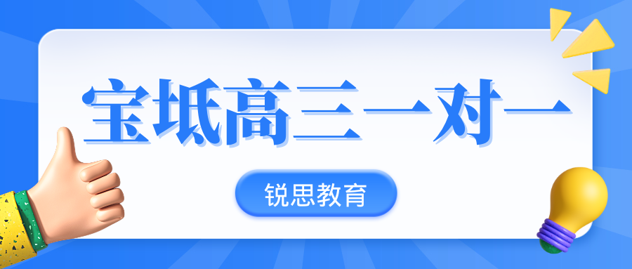天津宝坻高三一对一机构推荐！宝坻区锐思教育高三一对一好吗？