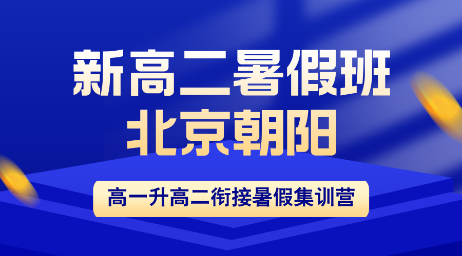 2026北京朝阳区新高二暑假班：系统梳理+预科衔接，抢跑高中分化期 | 锐思教育一对一小班集训