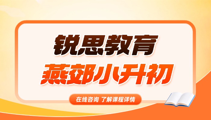 三河燕郊小升初暑假班，小升初预科班，选锐思教育，赢在初中起跑线！