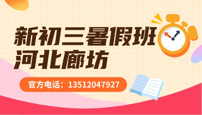 2026河北廊坊新初三暑假衔接班/初二升初三/数学英语物理化学一对一辅导机构推荐锐思教育
