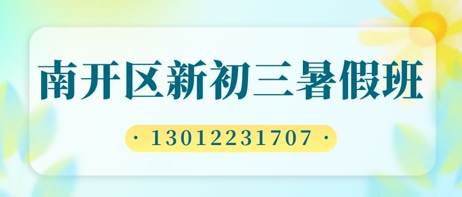 2026天津南开西市大街/翔宇公园/南开公园/二纬路地铁站/西南角新初三暑假班收费多少？南开区锐思教育地址在哪儿