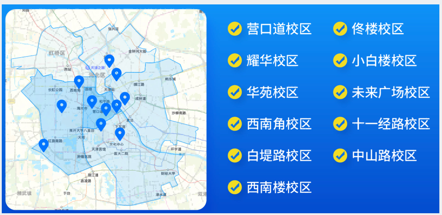 天津和平区初中暑假全托班哪家好|新初一/新初二/新初三2026锐思教育集训推荐(图2) 校区分布.png