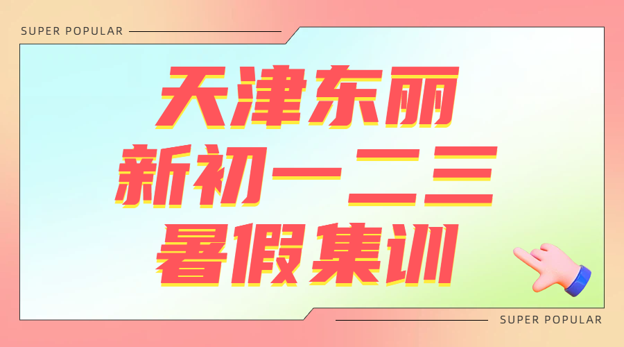 ​天津东丽广场/一号桥/中山门/张贵庄附近，新初一/二/三暑假班/集训/走读/封闭住宿全托辅导价格地址