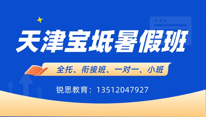 天津宝坻区新初一/小升初/六升七暑假全托 锐思教育一对一/分层小班/全科衔接辅导