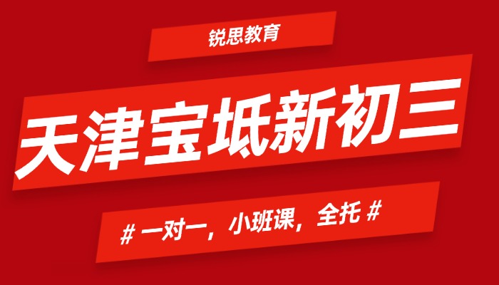 2026 天津宝坻区新初三/九年级/暑假辅导哪家好？宝坻区新初三一对一/小班课/全托推荐