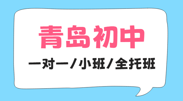 青岛崂山李沧城阳黄岛锐思初一初二初三补课机构哪个好？全托封闭集训一对一小班暑假预科收费