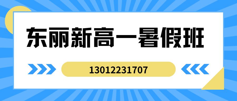 2026天津东丽区新高一/初三升高一/初中暑假班/一对一课后/课外辅导班/补课/补习机构哪家好