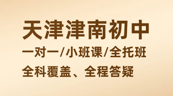 天津津南咸水沽一中、紫江馨苑、海教园附近初一初二初三补课，锐思教育一对一/班课/暑假预科/全托班/语文数学物理化学道法费