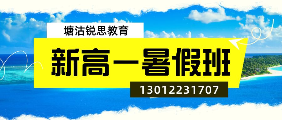 2026塘沽新高一暑假衔接班排名！滨海新区泰丰公园/中央大道/南海路/第二大街锐思教育咨询电话