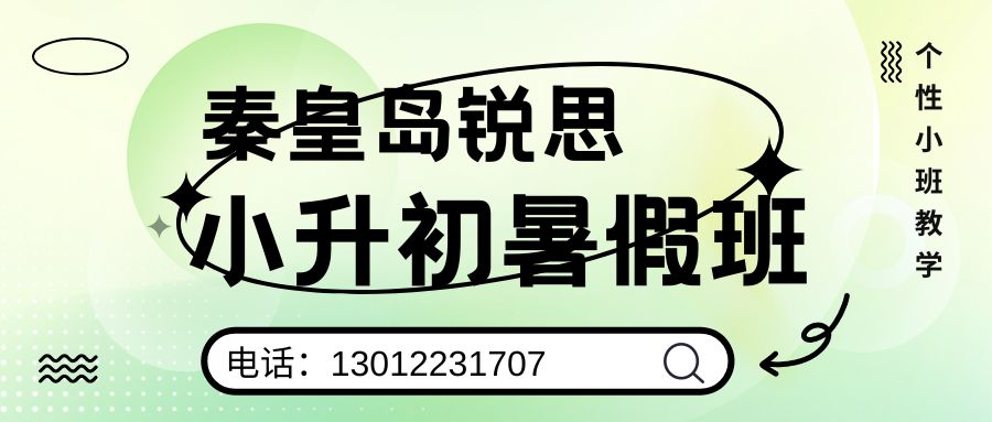 秦皇岛海港区初一/初二/初三一对一补习｜针对性攻克课堂听不懂难题｜锐思教育｜免费学情测评 