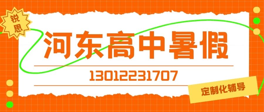 2026天津市河东区新高三暑假班推荐,锐思教育河东校区高三一对一/小班课/单词速记收费咨询电话 