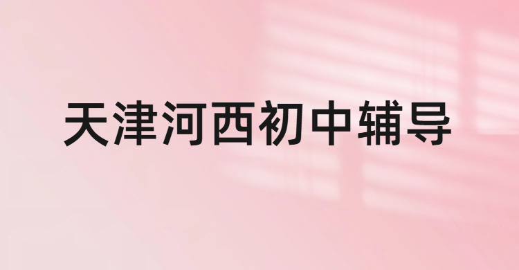 天津河西区初中辅导哪家好 锐思教育一对一/小班/全科单科/初一初二初三补课冲刺机构推荐
