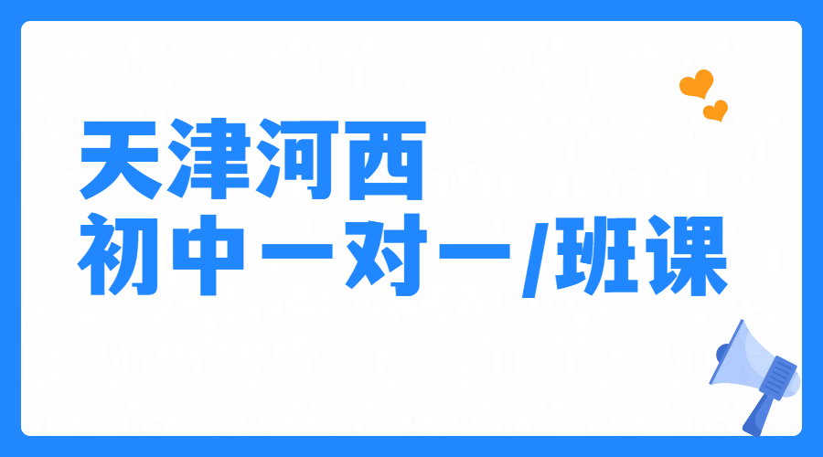 天津河西初中一对一班课辅导补课补差培优冲刺｜锐思教育校区友谊路/小白楼/四十二中/翔宇/梅江/下瓦房/西南楼